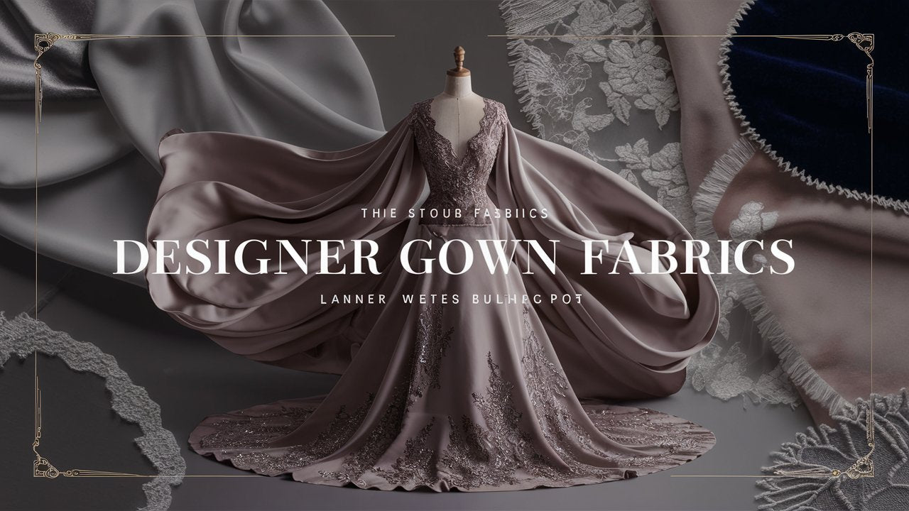 Designer Gown Fabrics: Understanding Luxury Materials and Care