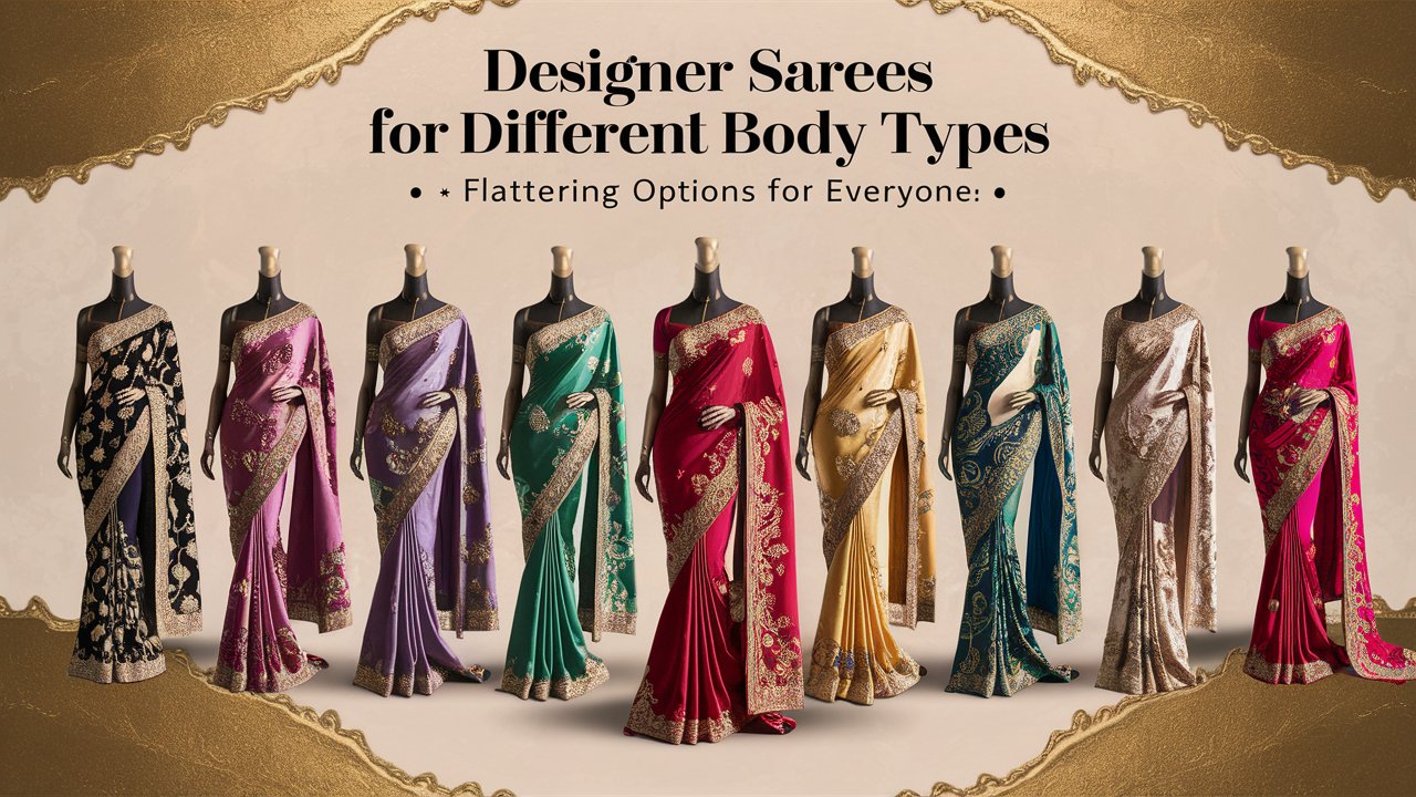 Designer Sarees for Different Body Types: Flattering Options for Everyone