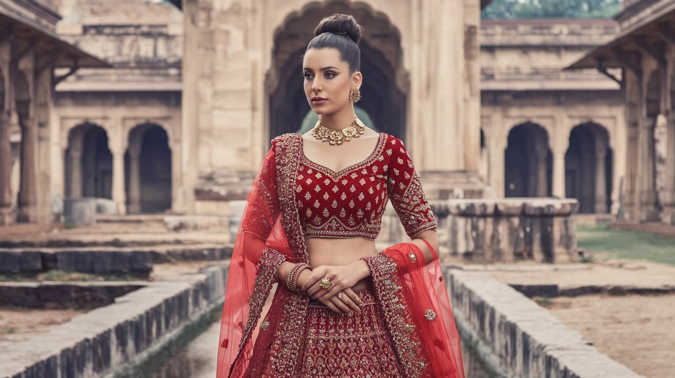 How to Style a Bridal Lehenga for a Cultural Heritage Site Wedding