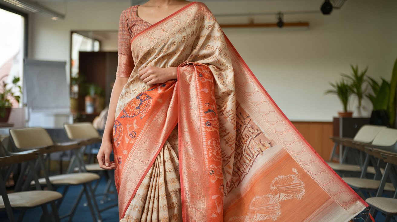 How to Style a Designer Saree for a Fashion Workshop