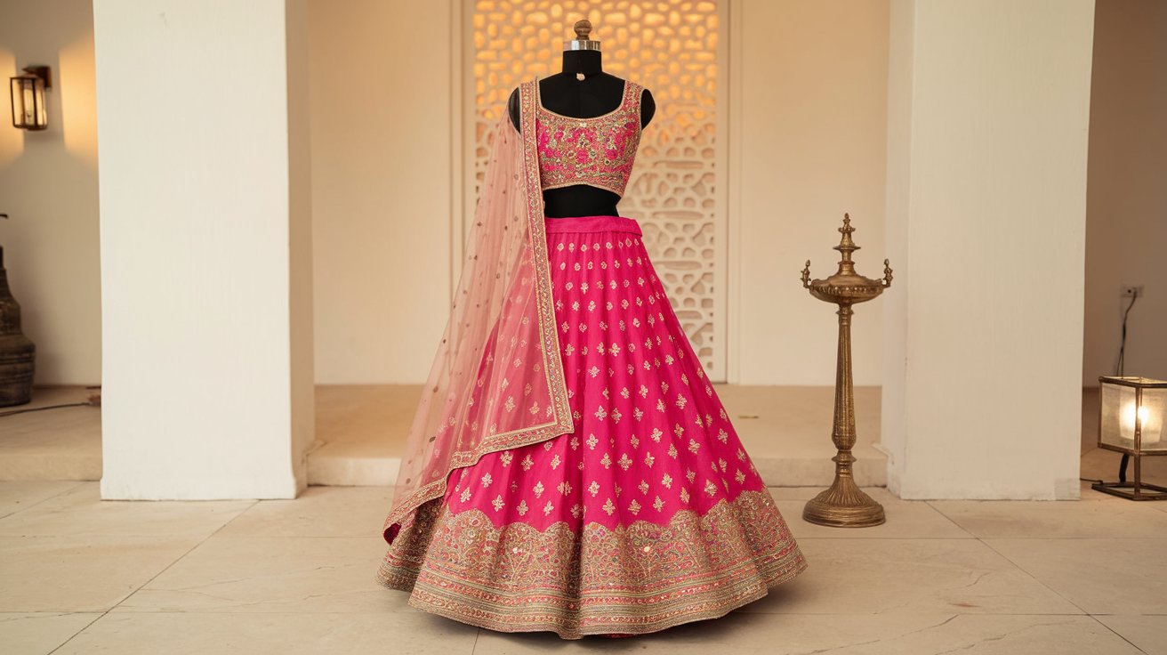 Semi-Stitched Lehengas for Summer Events