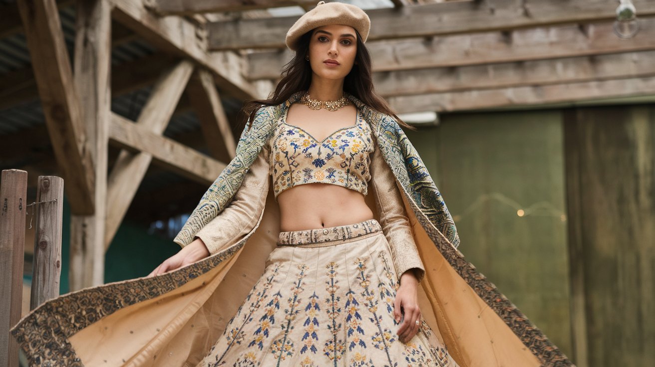 Boho Chic Bridal Lehengas for a Unique Wedding Look