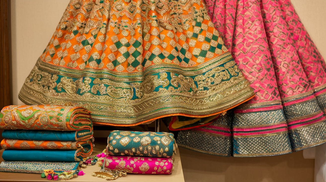 Semi-Stitched Lehengas vs  Ready-Made Lehengas: Pros and Cons