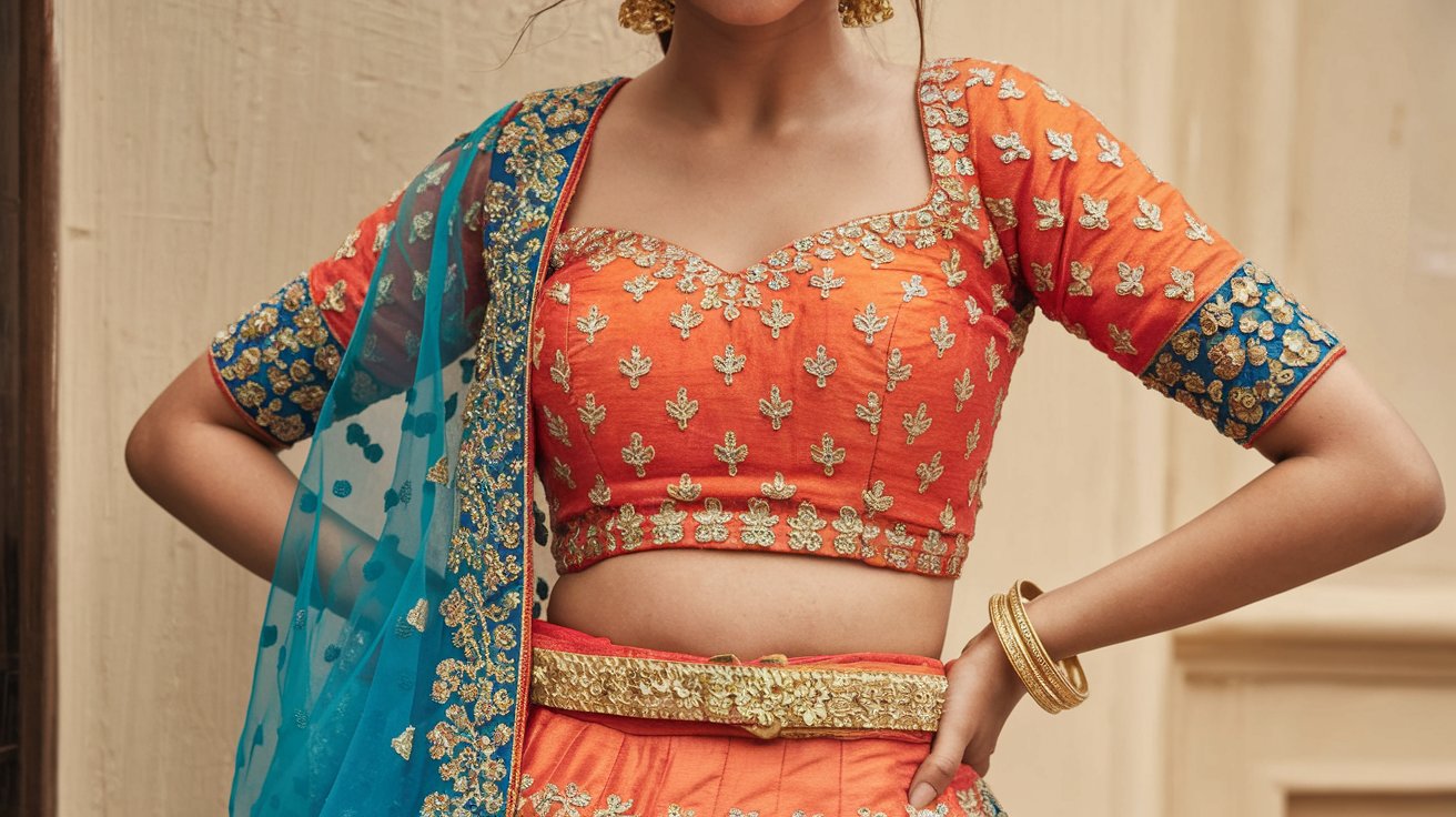 How to Style a Semi-Stitched Lehenga for a Retro Look