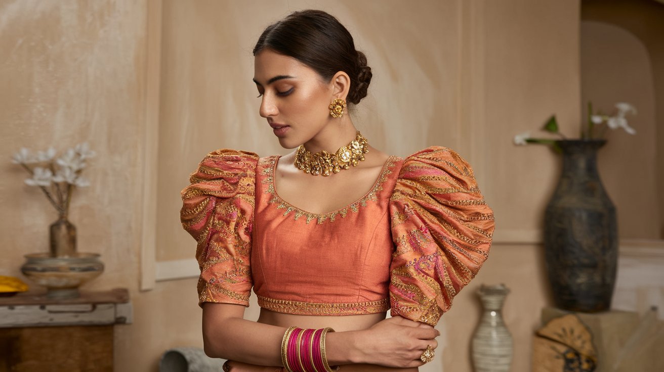 Statement Sleeves in Bridal Lehengas