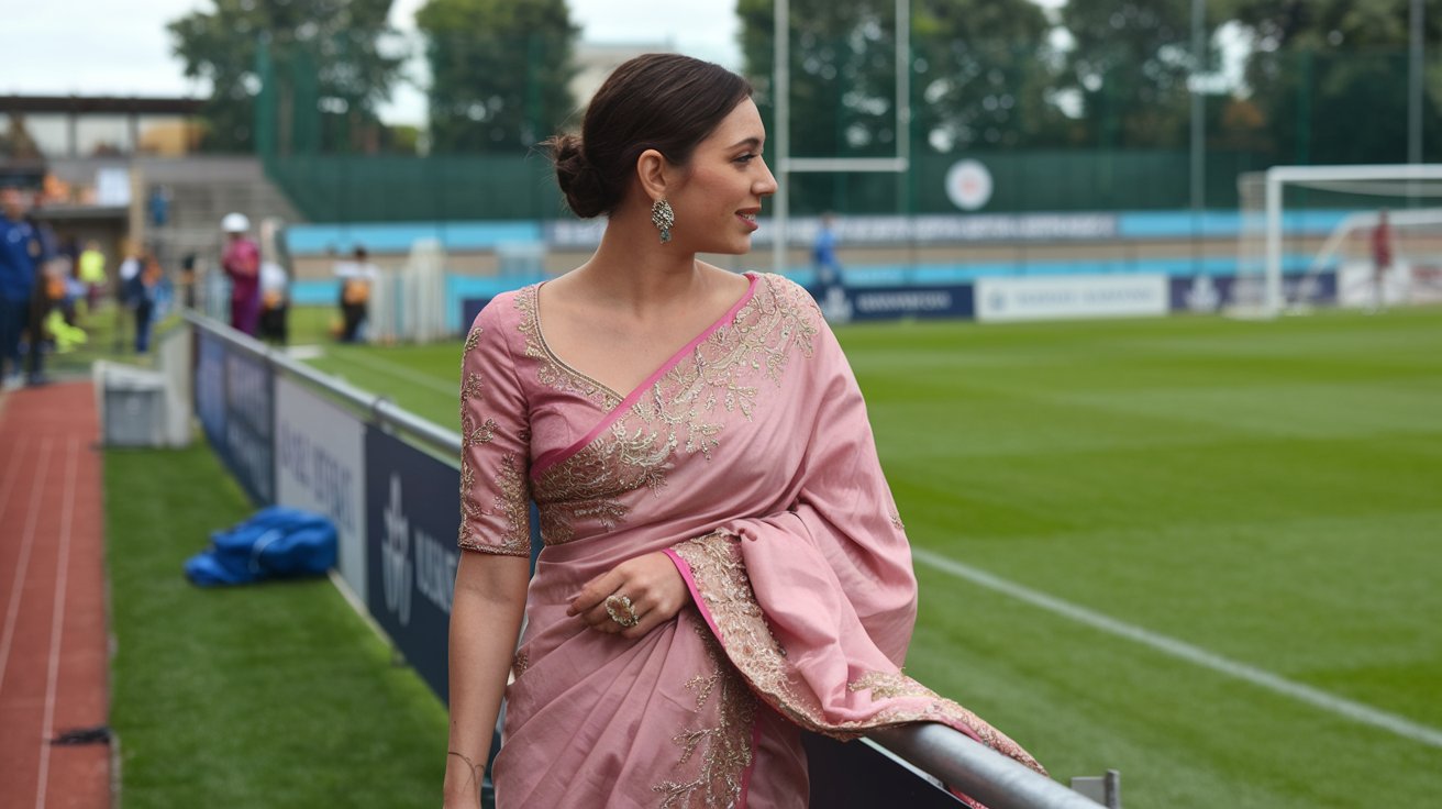 How to Style a Designer Saree for a Sports Event