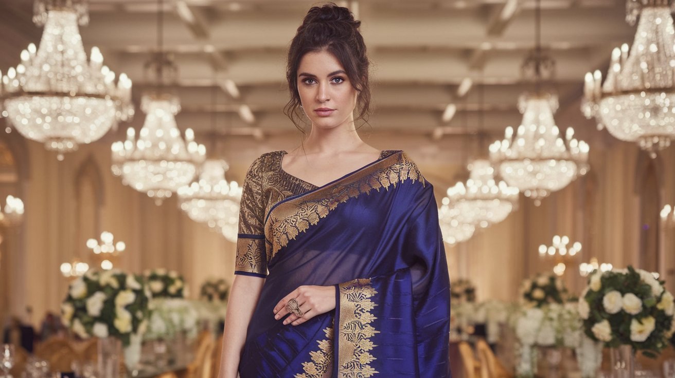 How to Style a Designer Saree for a Grand Reception