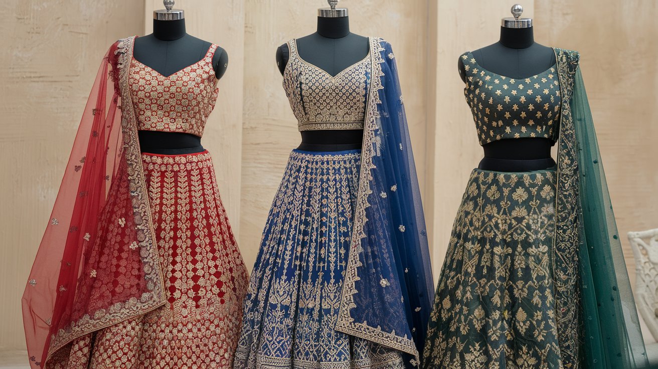 Semi-Stitched Lehengas for Different Body Types