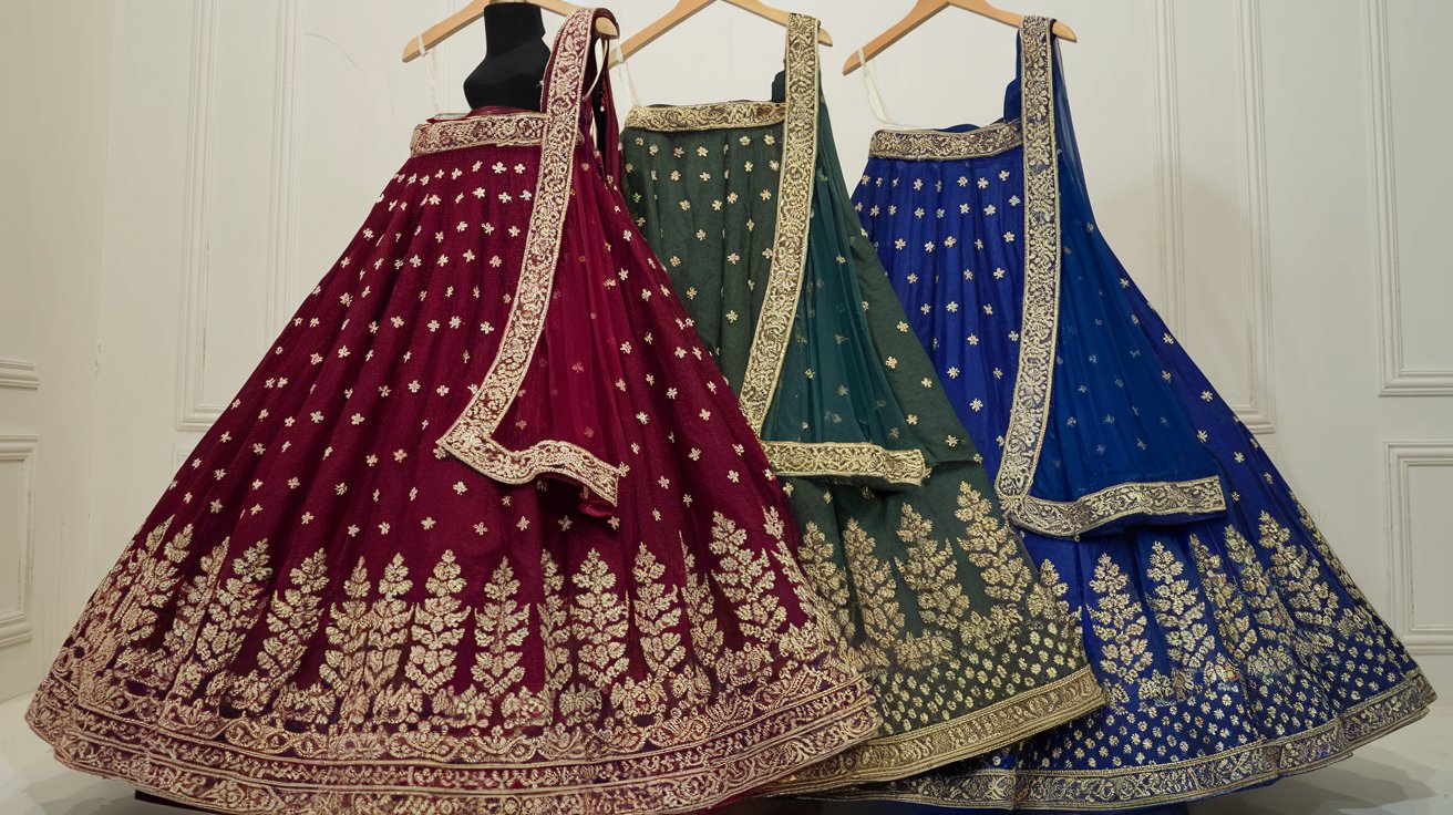 Semi-Stitched Lehengas for Plus-Size Women