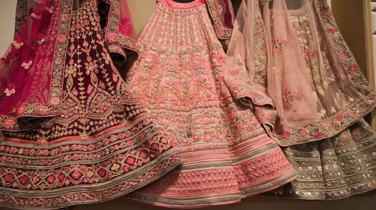 Semi-Stitched Lehengas for Religious Ceremonies