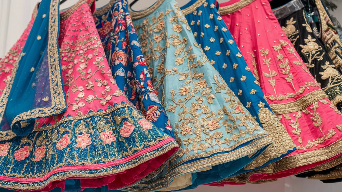 Semi-Stitched Lehengas for Teenagers