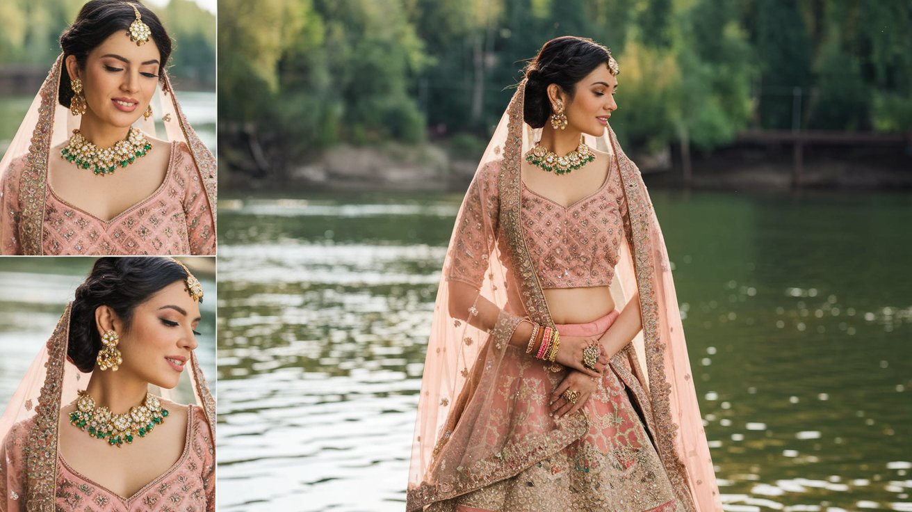 How to Style a Bridal Lehenga for a River Wedding