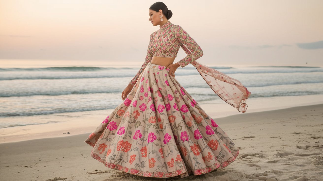 How to Style a Semi-Stitched Lehenga for a Beach Wedding