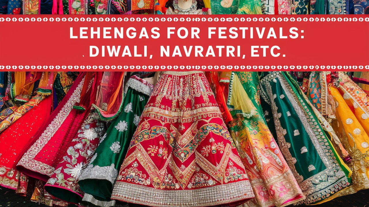 Lehengas for Festivals: A Guide to Stunning Styles for Diwali, Navratri, and More