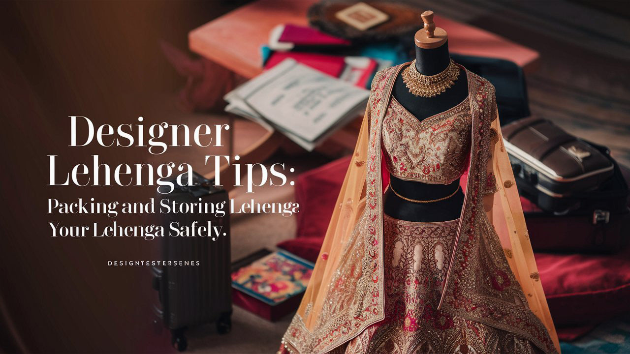 Designer Lehenga Travel Tips: Packing and Storing Your Lehenga Safely