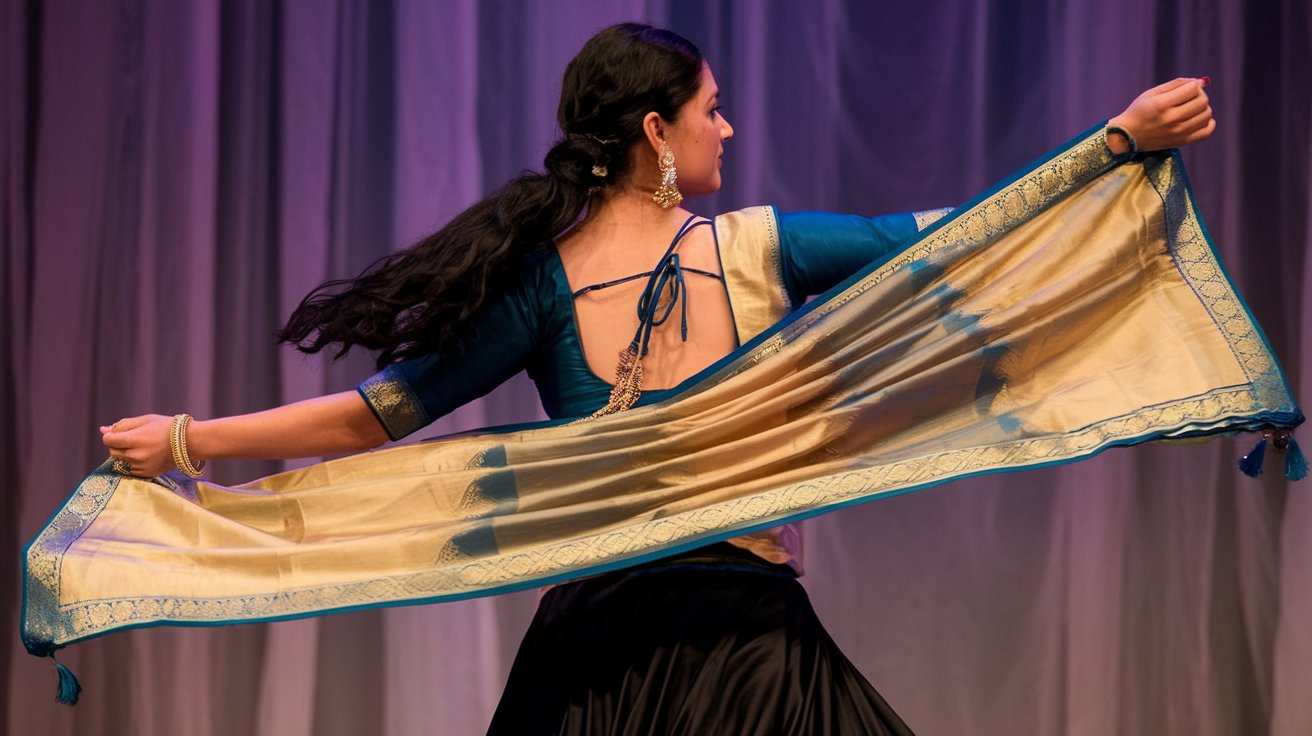 How to Style a Designer Saree for a Dance Performance