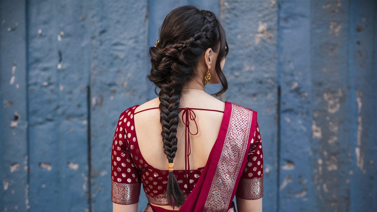 Saree Hairstyles for Different Occasions: Updos, Braids, and Waves