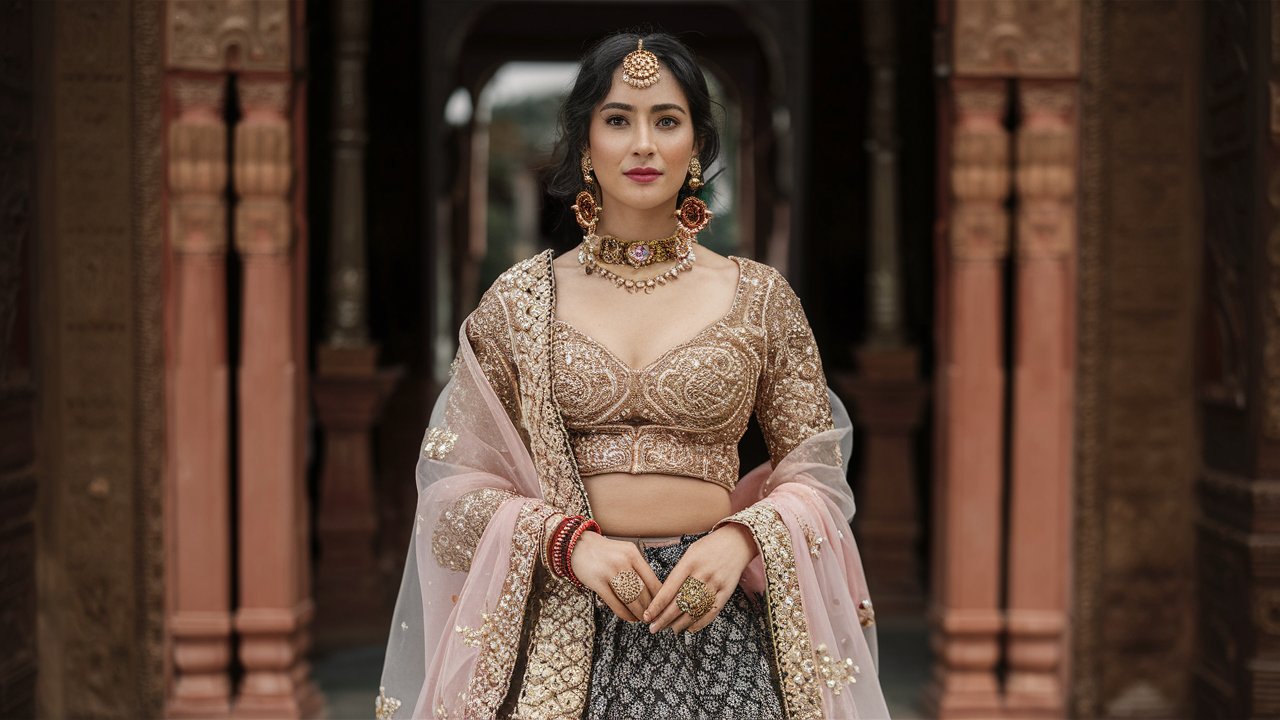 Semi-Stitched Lehenga Makeup Tips for Different Skin Tones