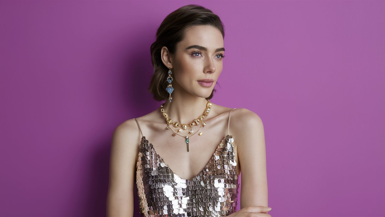 Sequin Dress Jewelry Inspiration: Statement Pieces and Minimalist Options