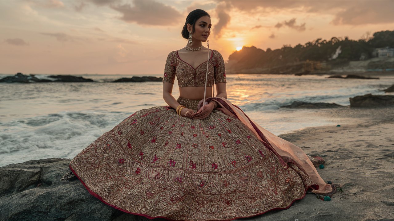 Sustainable Practices in Designer Lehenga Production: Eco-Friendly Choices for a Conscious Closet