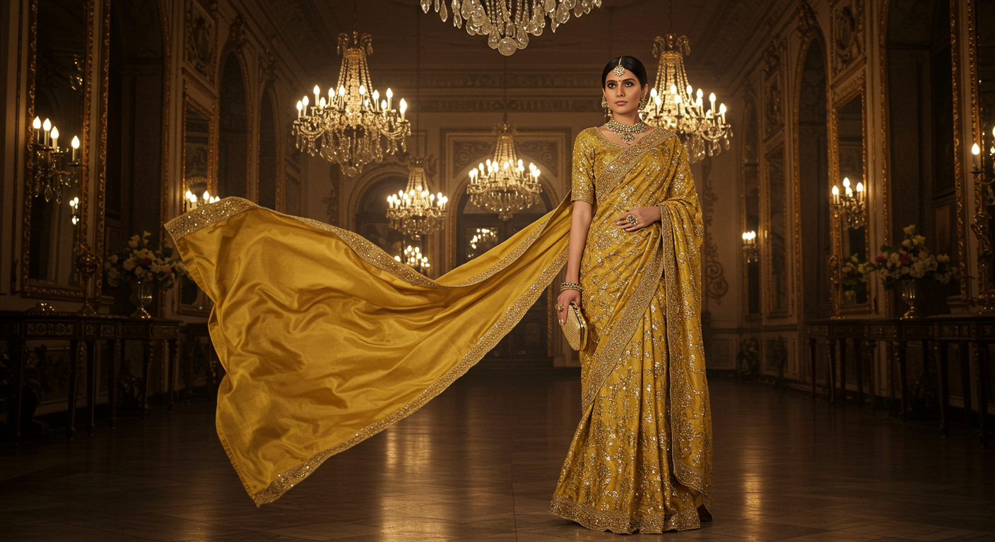 Golden-Sareesnull-The-Perfect-Blend-of-Royalty-&-Glamour-for-Special-Occasions