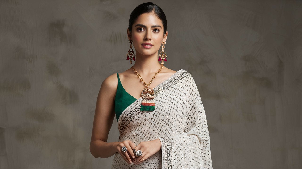 Occasion Wear Saree Jewelry Inspiration: Statement Pieces and Minimalist Options