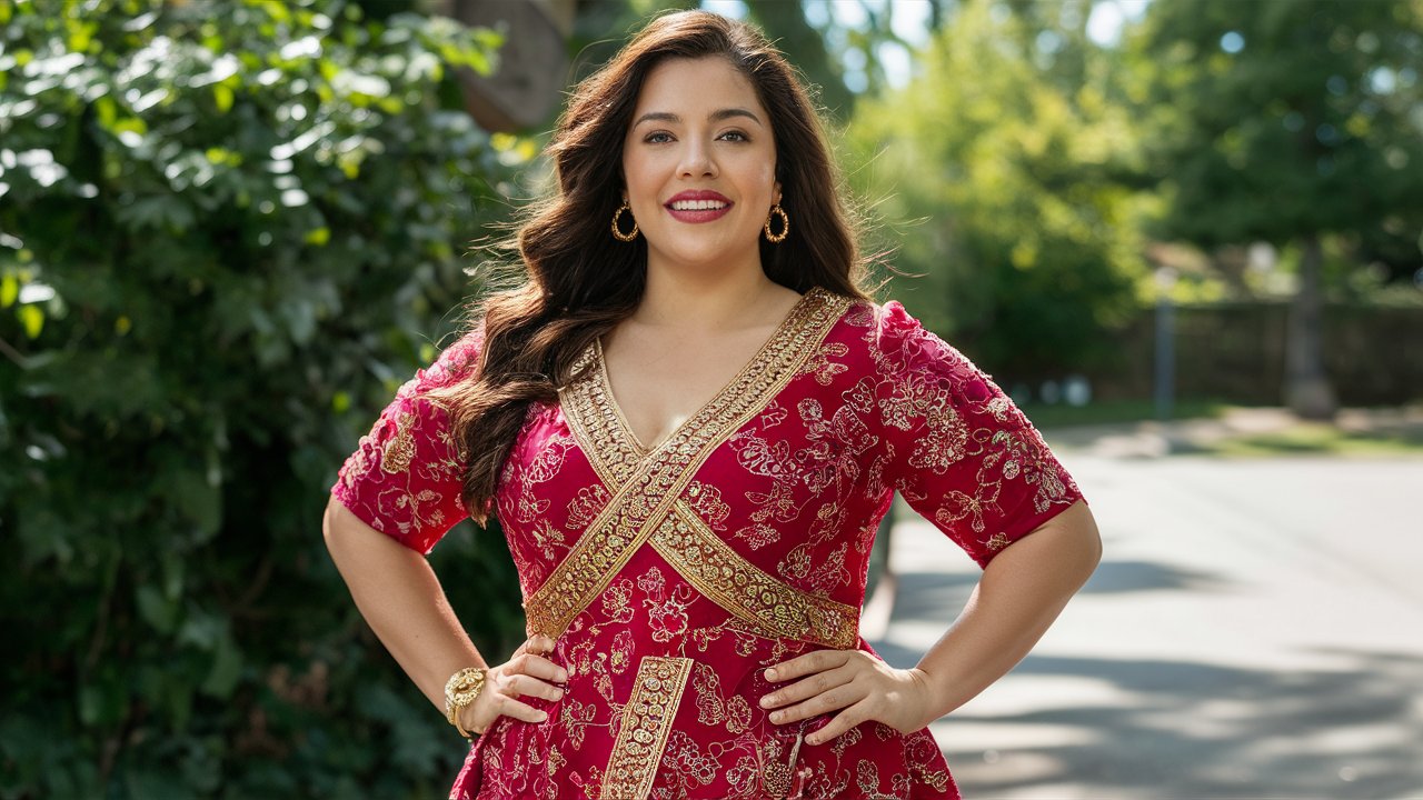 Plus-Size Ethnic Gown Styles: Curvy Confidence