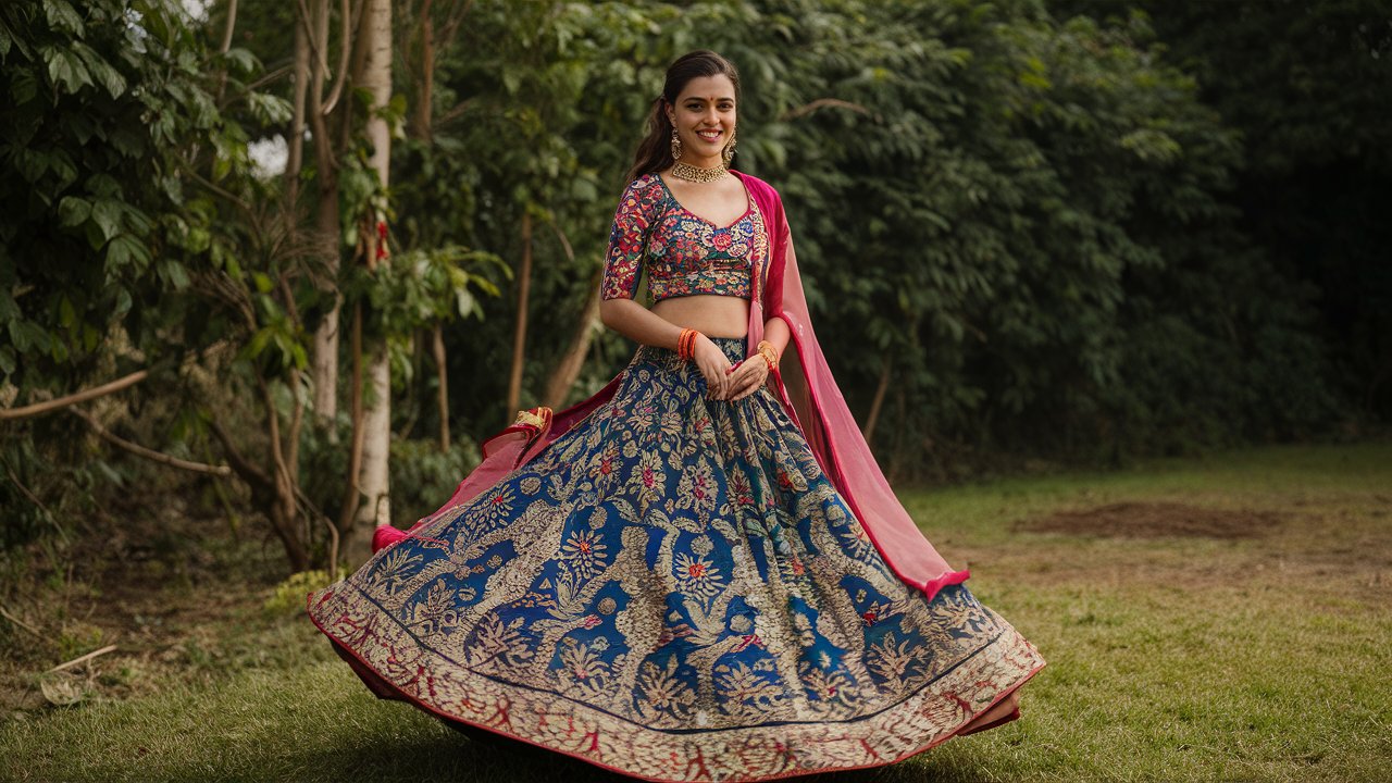 Sustainable Diwali Fashion: Eco-Friendly Lehenga Options