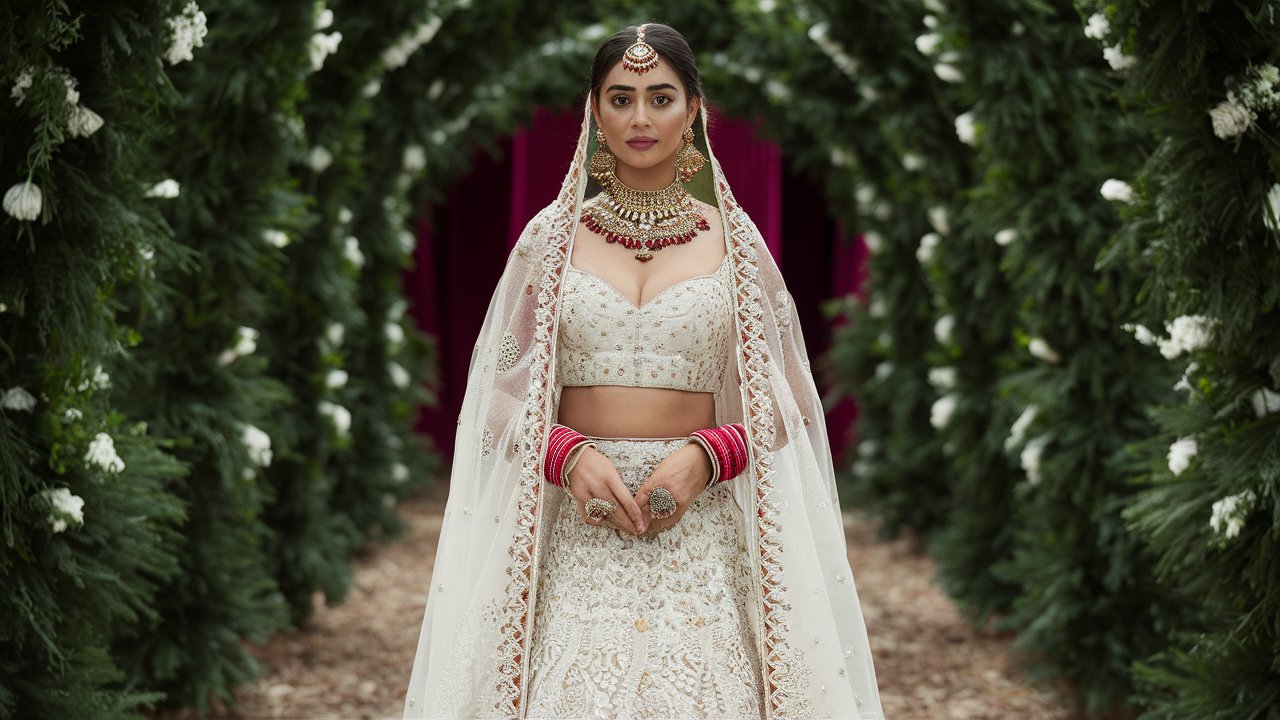 White Bridal Lehengas: Breaking the Tradition