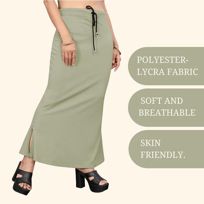 Lycra Saree Shapewear Petticoat for Women by Shreekama E. Green Clothing Accessories for Party Festival Wedding Occasion in Noida