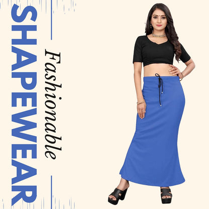 Lycra Saree Shapewear Petticoat for Women by Shreekama Royal Blue Clothing Accessories for Party Festival Wedding Occasion in Noida