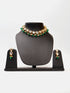 Kundan and Green Studs Necklace Set Fashion Jewelry for Party Festival Wedding Occasion in Noida