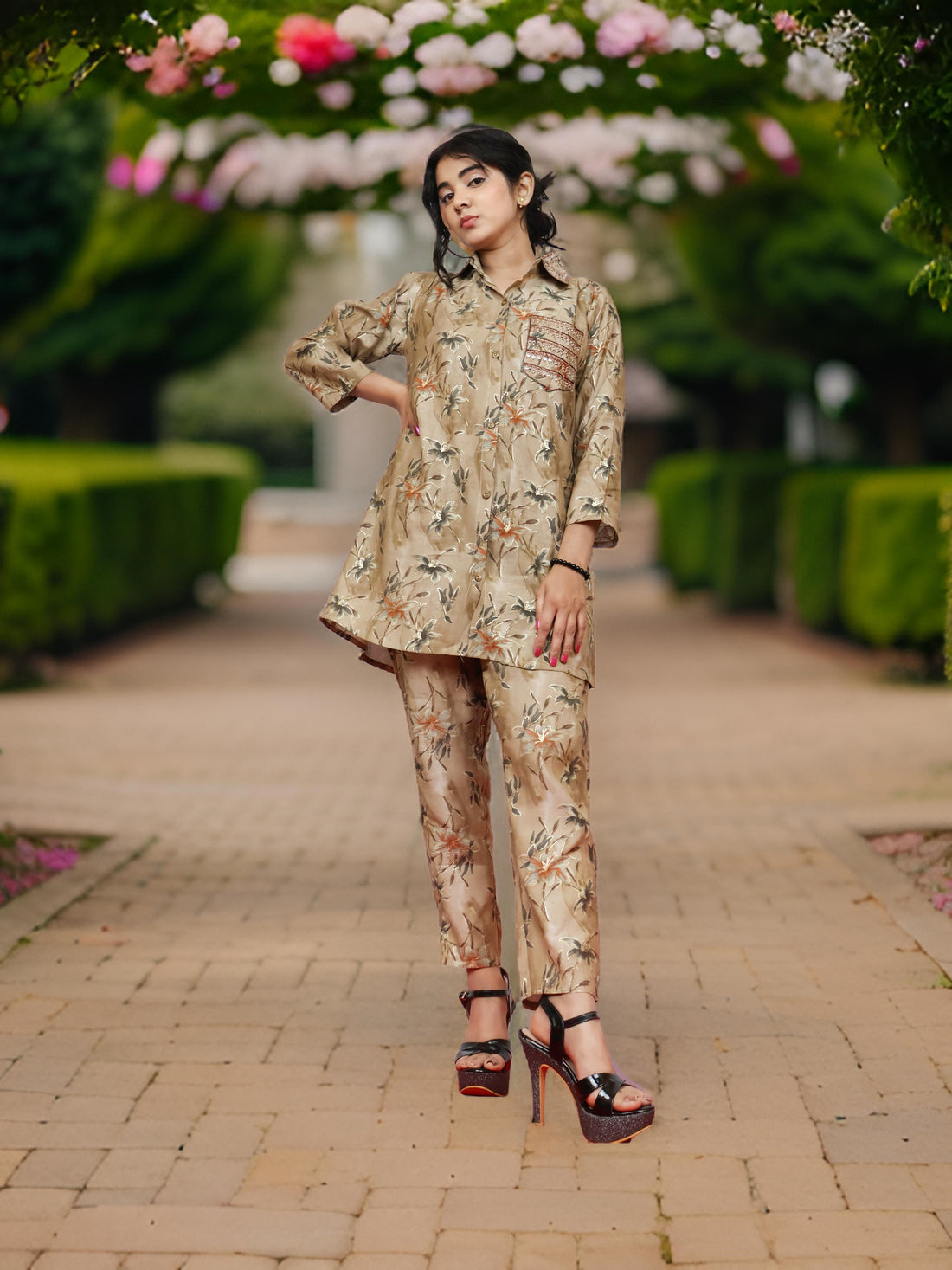 Stylish Floral Print Co-Ord Set for Women