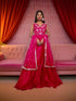Gown with Sequin & Cut Dana Work by Shreekama Magenta Designer Gowns for Party Festival Wedding Occasion in Noida