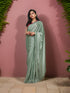 Designer Saree with Heavy Sequin & Stone Work by Shreekama