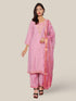 Vatican Silk Embroidered Straight Kurti with Pants and Dupatta